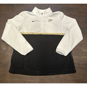 Purdue Nike Quarter-Zip Pullover Jacket b7